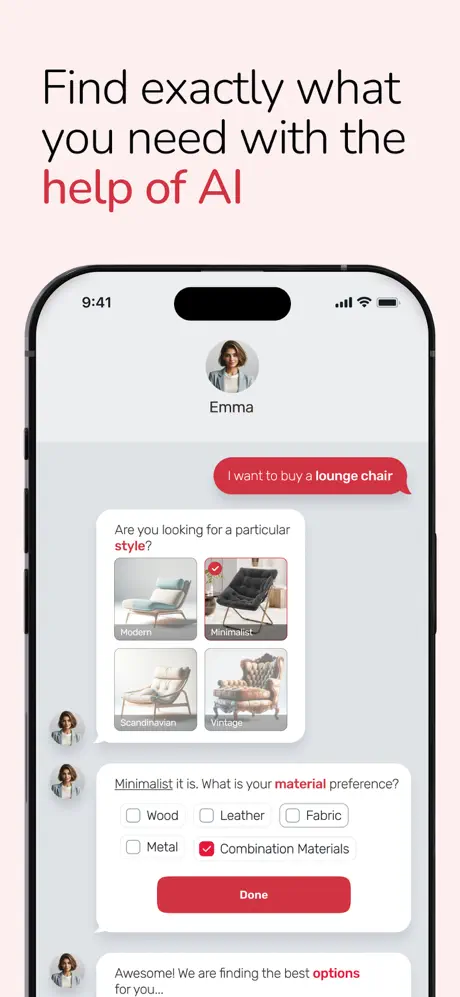 Shopbae AI Chat Interface